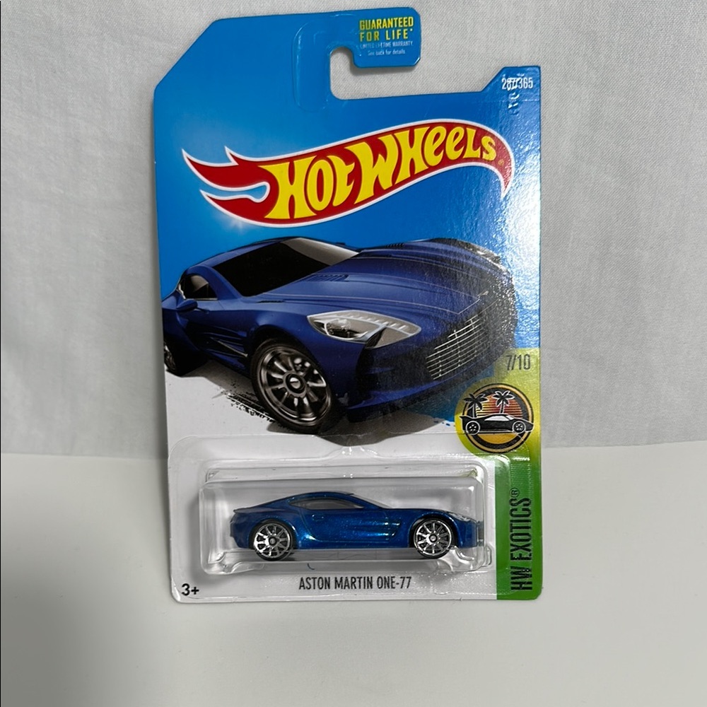 Hot Wheels Blue Aston Martin One-77  287/365